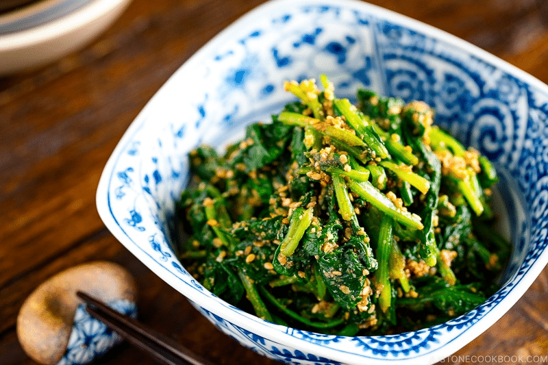 sesame spinach